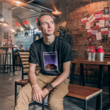 Mauna Kea Stjärnhimmel Retroaffisch T-Shirt