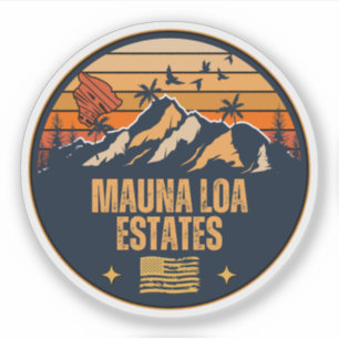 Mauna Loa Estates, Hawaii Klistermärken