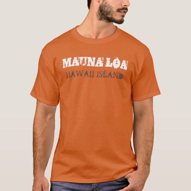 MAUNA LOA HAWAII ISLAND T SHIRT (Framsida)