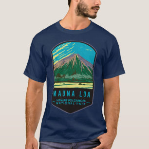 Mauna Loa Hawaii nationalpark för vulkaner T Shirt