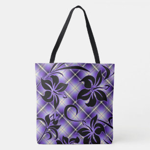 Mauna Loa Hawaiian Hibiscus Play Beach Bag Tygkasse