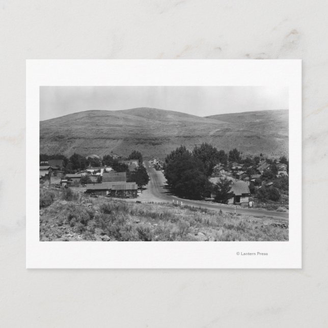 Maupin, Oregon Town View Business Section Vykort (Framsida)