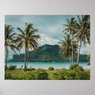 Maupti, Fransk Polynesien, fotoutskrift Poster