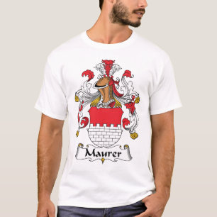 Maurer familjvapensköld t-shirt