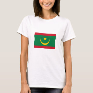 Mauretanias flagga t shirt