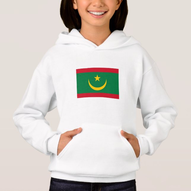 Mauretanias flagga t shirt (Framsida)