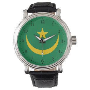 Mauretanias gamla flagga armbandsur