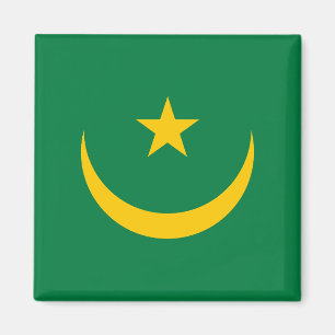 Mauretanias gamla flagga magnet