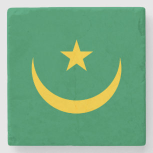 Mauretanias gamla flagga stenunderlägg