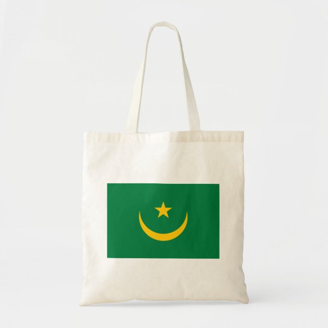Mauretanias gamla flagga tygkasse (Framsidan)