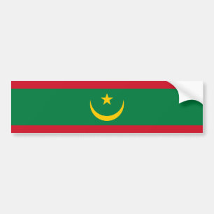 Mauretanien flagga bildekal