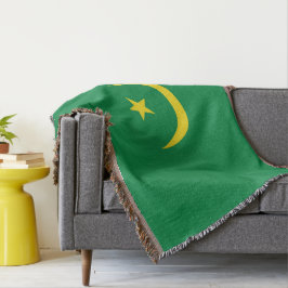 Mauretanien-flagga Filt