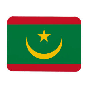 Mauretanien flagga magnet
