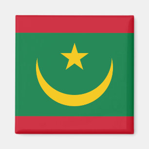Mauretanien flagga magnet