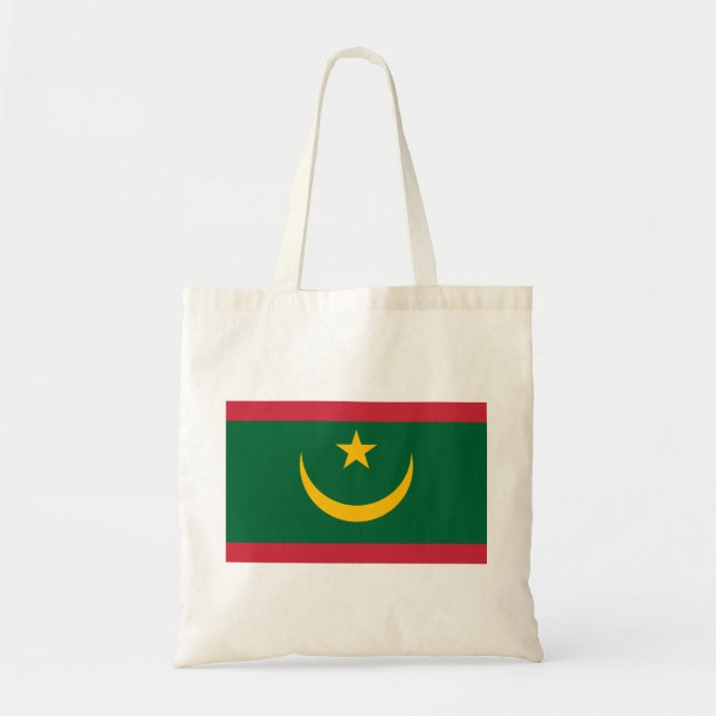 Mauretanien Flagga Tygkasse (Framsidan)
