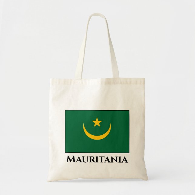 Mauretanien Flagga Tygkasse (Framsidan)