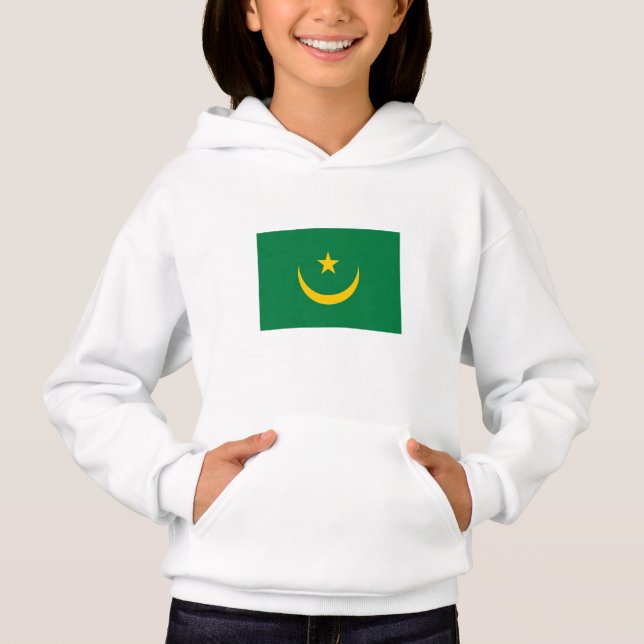 Mauretanien Gamla Flagga T Shirt (Framsida)