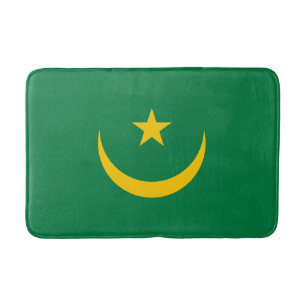 Mauretanien gammal flagga badrumsmatta