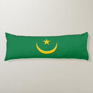 Mauretanien gammal flagga kroppskudde