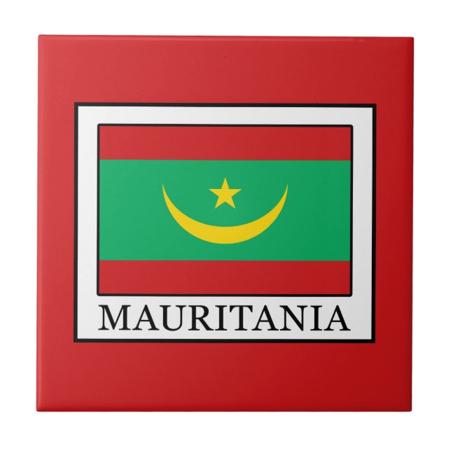 Mauretanien Kakelplatta (Framsidan)
