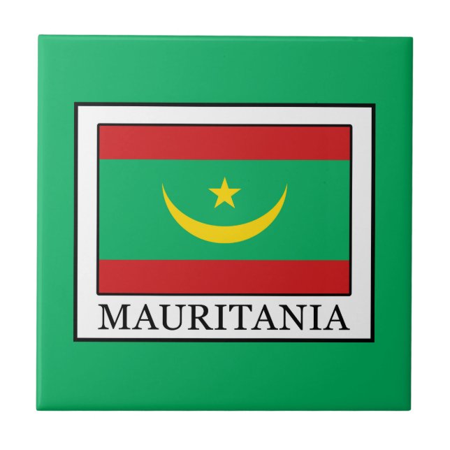 Mauretanien Kakelplatta (Framsidan)