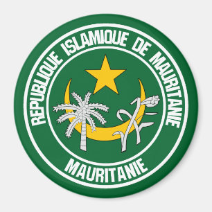 Mauretanien rundaEmblem Magnet