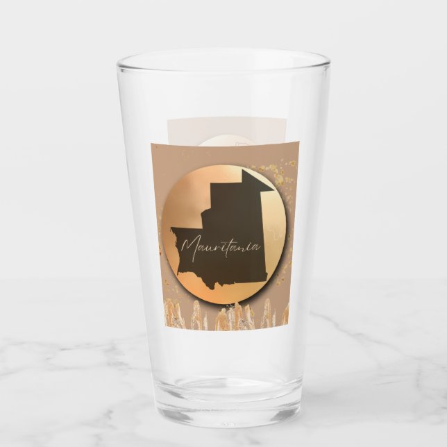 Mauretanien x Afrika | 2 sidor Glaskopp (Framsida)