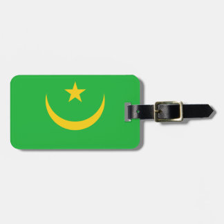 Mauretaniens Easy ID för flagga Bagagebricka