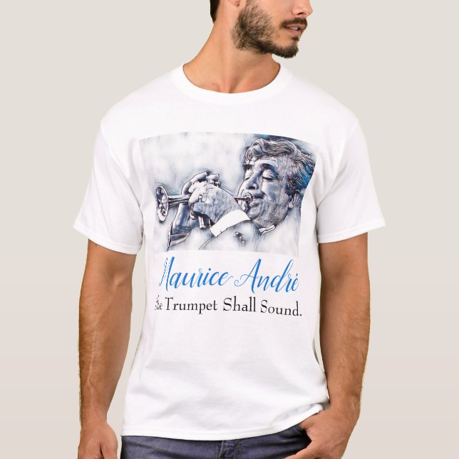 Maurice Andre Classical Trumpet T-Shirt (Framsida)