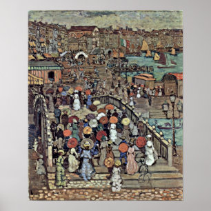 Maurice BrazPrendergast - Ponte della Paglia Poster