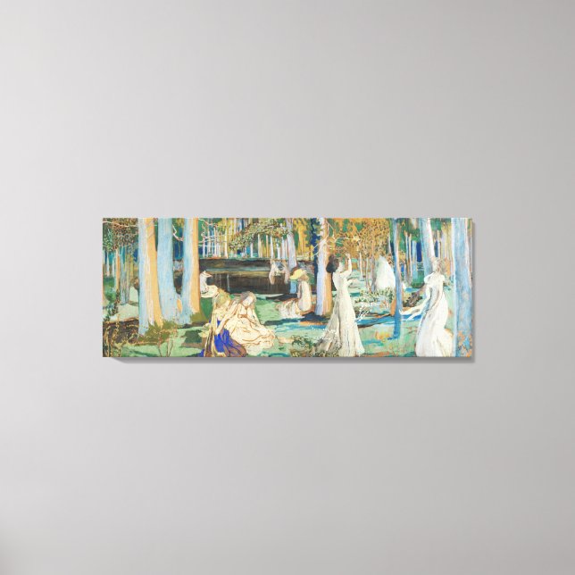 Maurice Denis, Helig Wood (Le Bois Sacré) Canvastryck (Framsida)