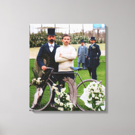 Maurice Garin Winner Paris-Roubaix 1898 Färg Redu Canvastryck