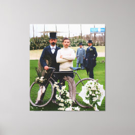 Maurice Garin Winner Paris-Roubaix 1898 Färg Redu Canvastryck