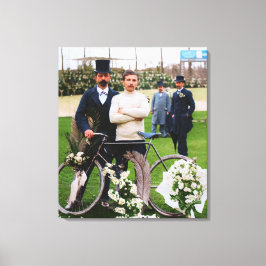 Maurice Garin Winner Paris-Roubaix 1898 Färg Redu Canvastryck