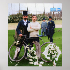 Maurice Garin Winner Paris-Roubaix 1898 Färg Redu Poster