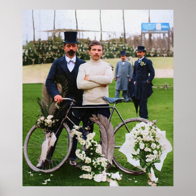 Maurice Garin Winner Paris-Roubaix 1898 Färg Redu Poster (Framsidan)