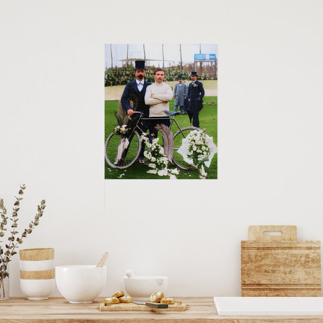 Maurice Garin Winner Paris-Roubaix 1898 Färg Redu Poster (Kök)