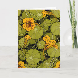 Maurice Pillard ( dit Verneuil) Blommigt Art Nouve Kort