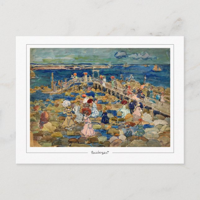 Maurice Prendergast #159 - Finkonst Postkort Vykort (Framsida)