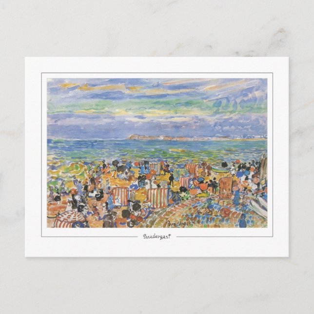 Maurice Prendergast #160 - Fine Art Postcard Vykort (Framsida)