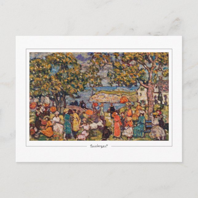 Maurice Prendergast #18 - Fine Art Postcard Vykort (Framsida)