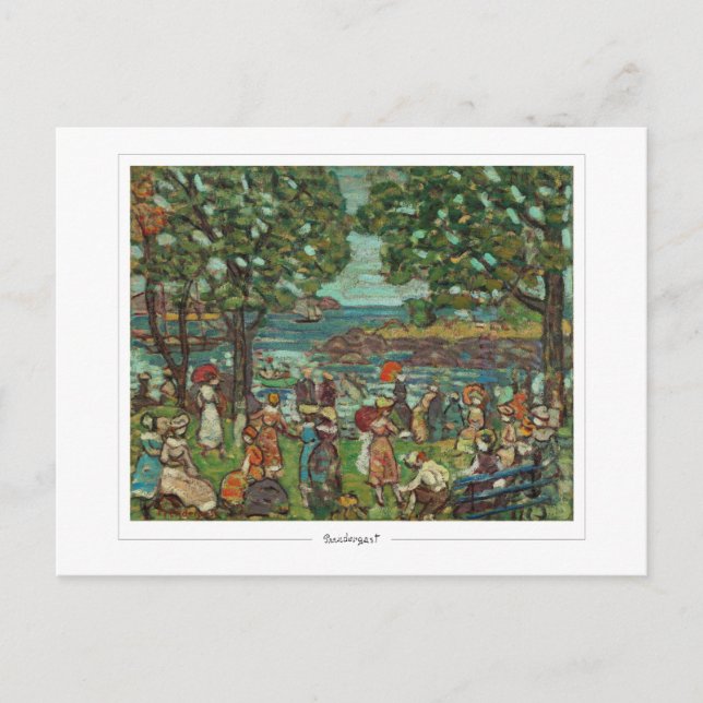 Maurice Prendergast #24 - Fine Art Postcard Vykort (Framsida)