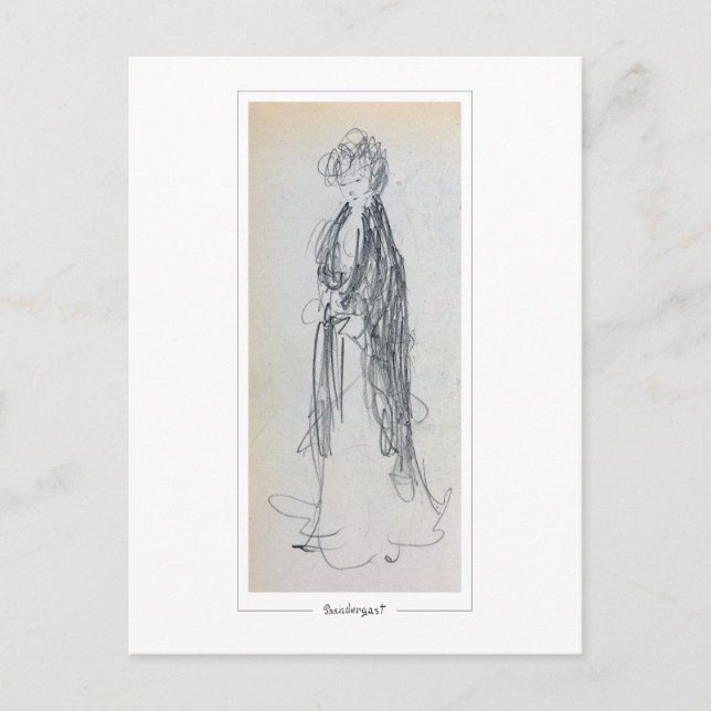 Maurice Prendergast #374 - Finkonstkort Vykort (Framsida)