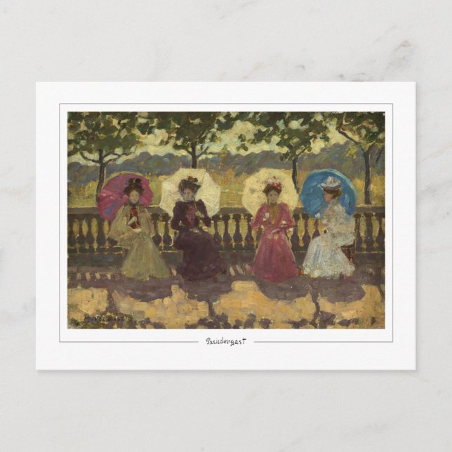 Maurice Prendergast #46 - Fine Art Postcard Vykort (Framsida)