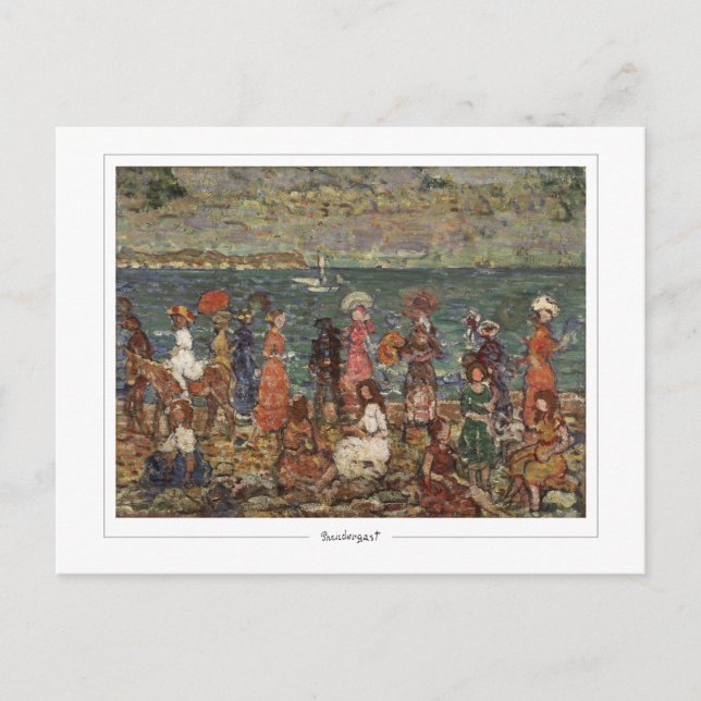 Maurice Prendergast #476 - Fine Art Postcard Vykort (Framsida)
