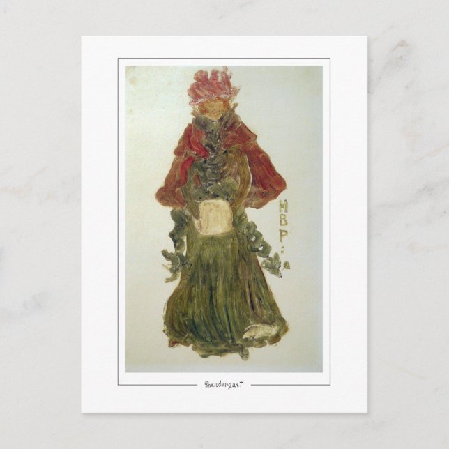 Maurice Prendergast #485 - Fine Art Postcard Vykort (Framsida)