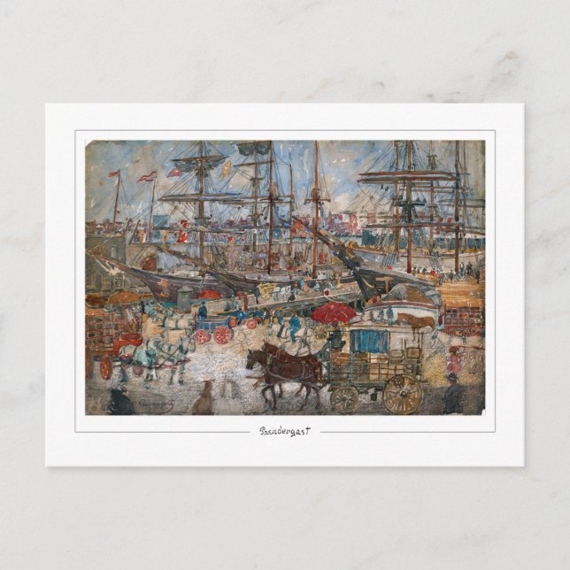 Maurice Prendergast #497 - Fint konstkort Vykort (Framsida)