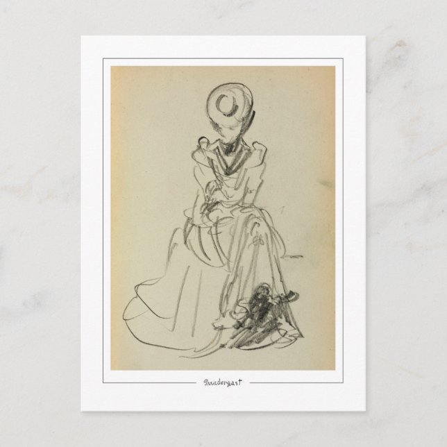 Maurice Prendergast #579 - Fint konstkort Vykort (Framsida)