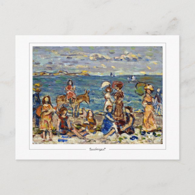 Maurice Prendergast #594 - Finkonst Postkort Vykort (Framsida)