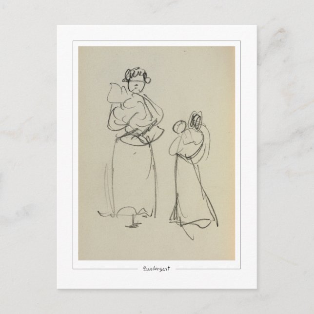 Maurice Prendergast #598 - Fint konstkort Vykort (Framsida)